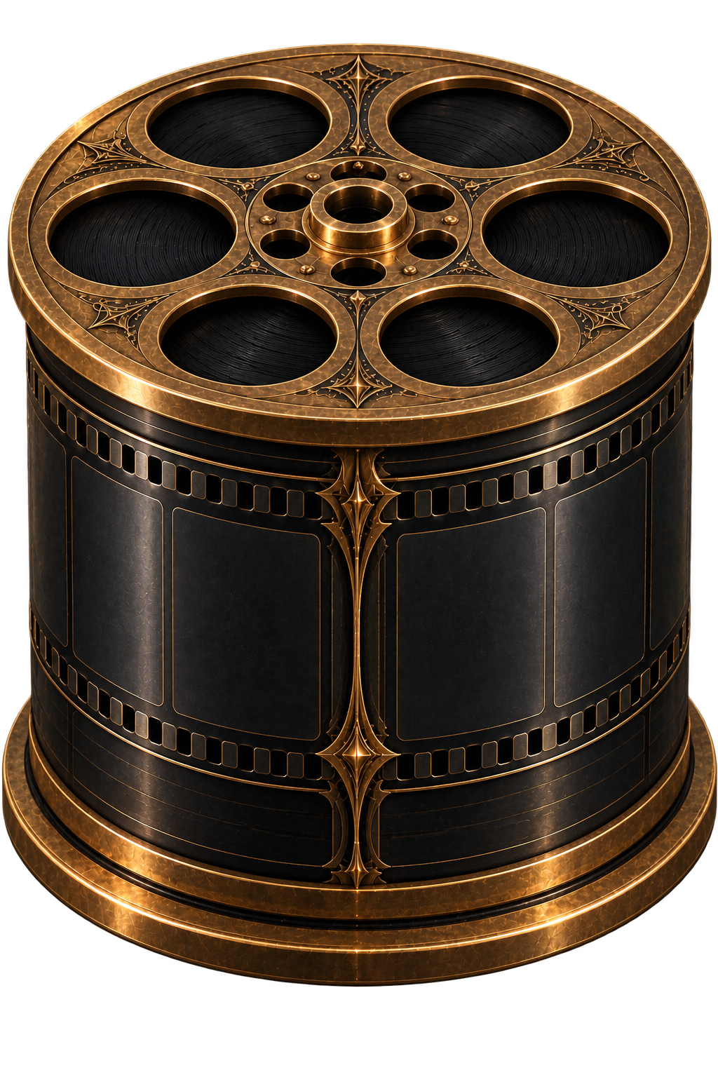Left film reel