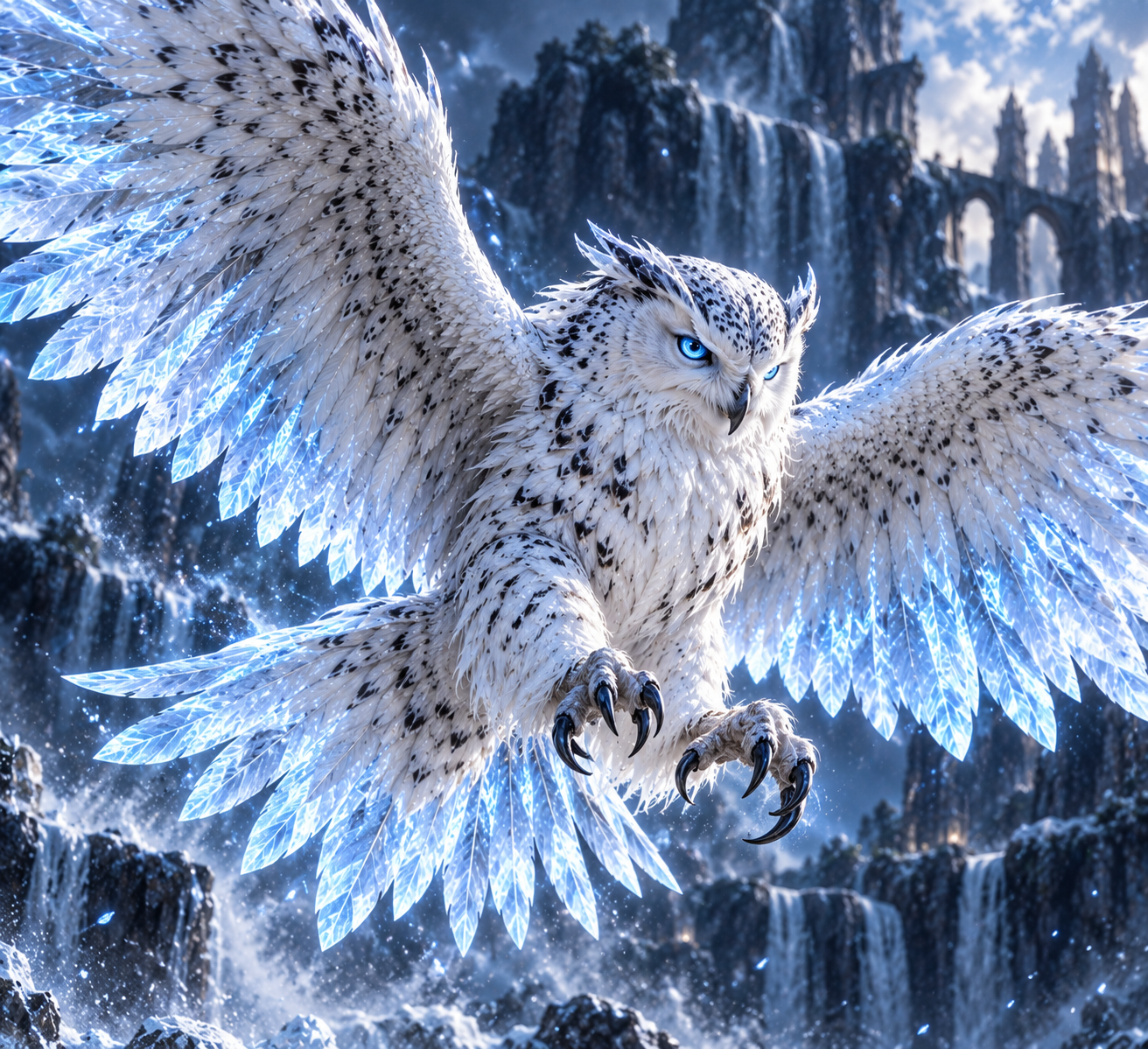 Snowy Eagle-Owl